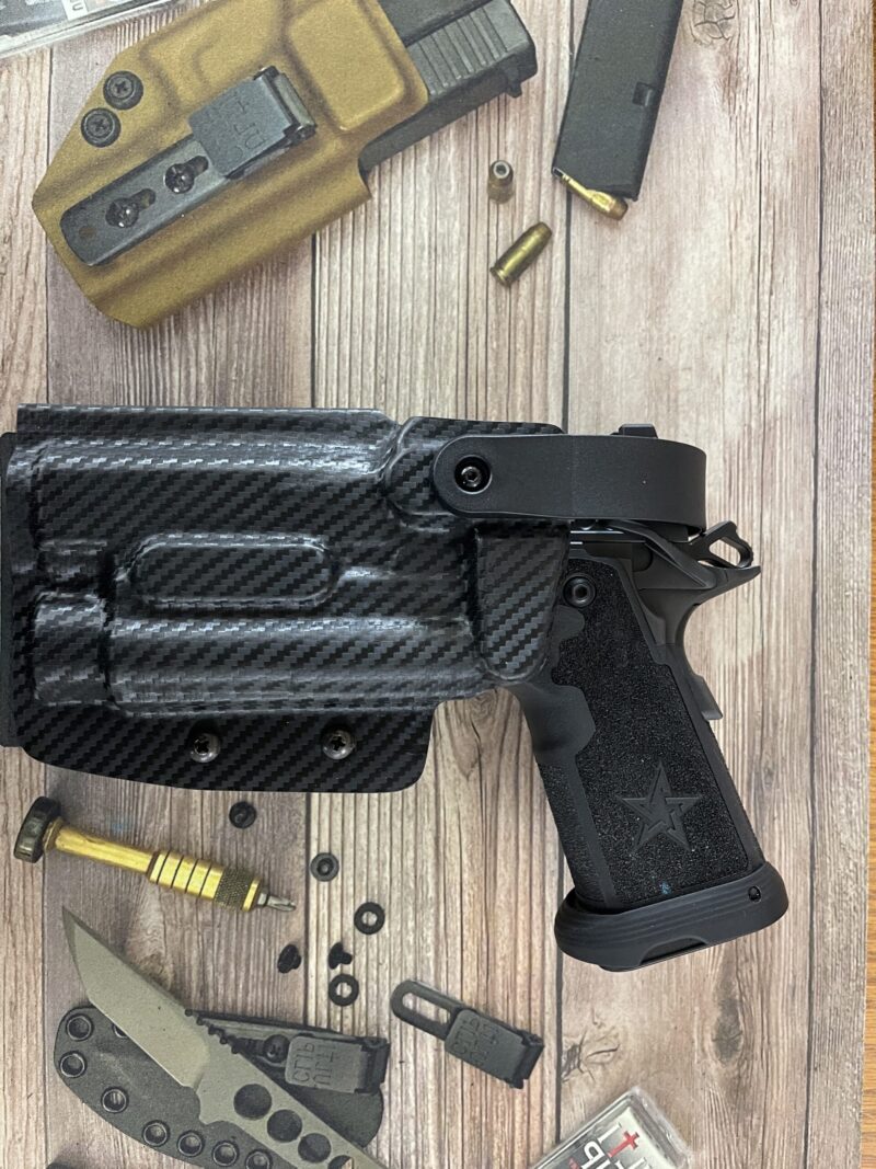 Prodigy holsters Staccato Custom level II holster OWB also available for IWB Holsters DME Holsters