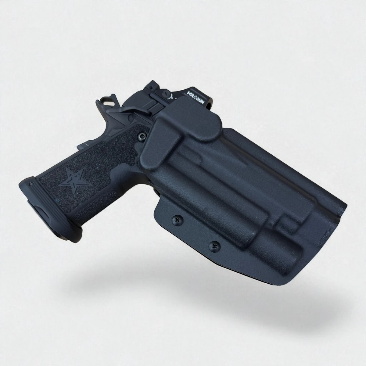 Beretta 92 GTS Centurion holster outside the waistband